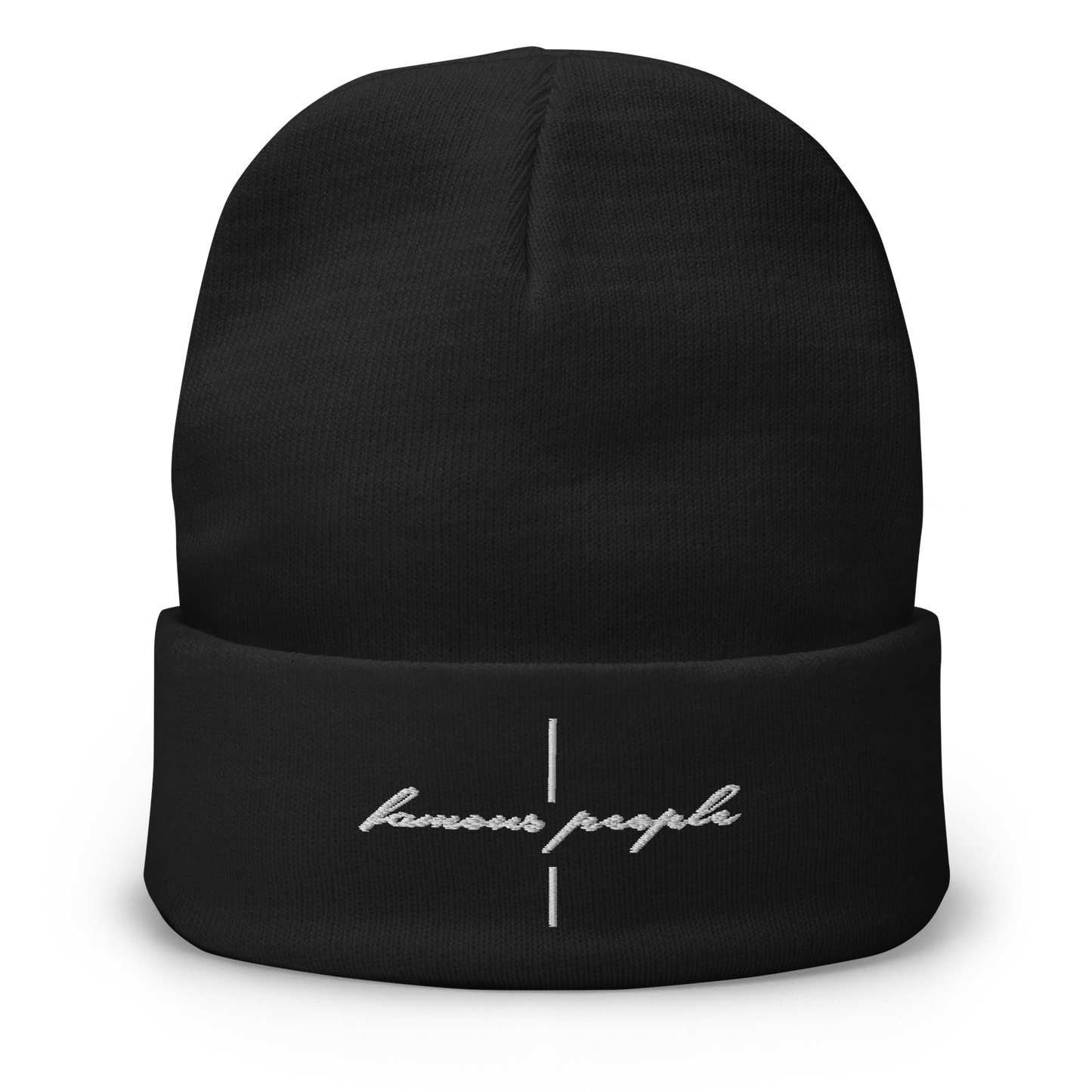 Bestickte Beanie
