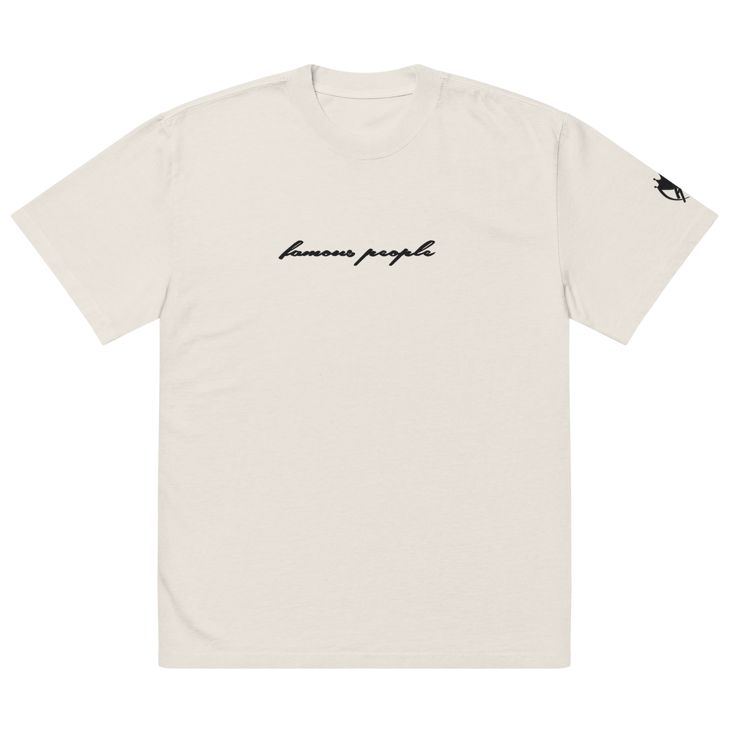 Oversized T-Shirt mit verwaschenem Look Knochen