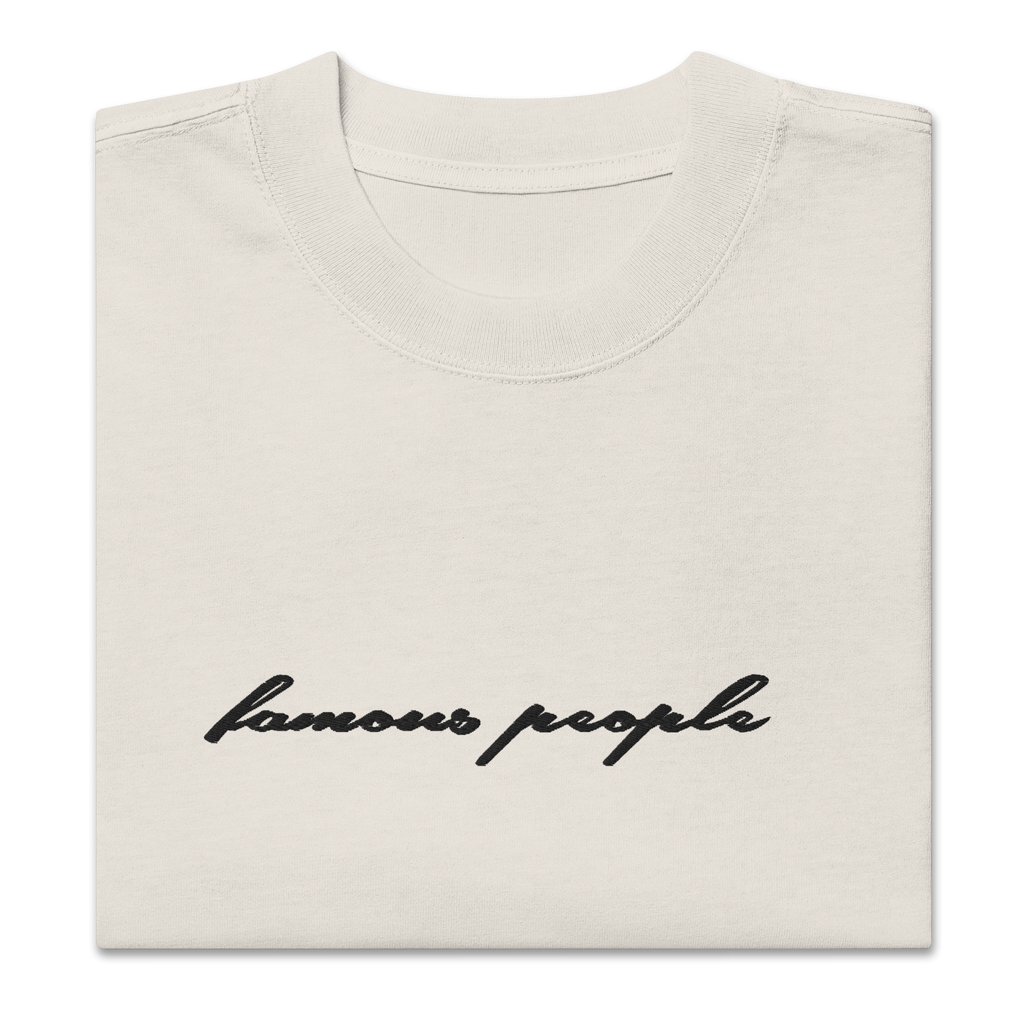 Oversized T-Shirt mit verwaschenem Look Knochen