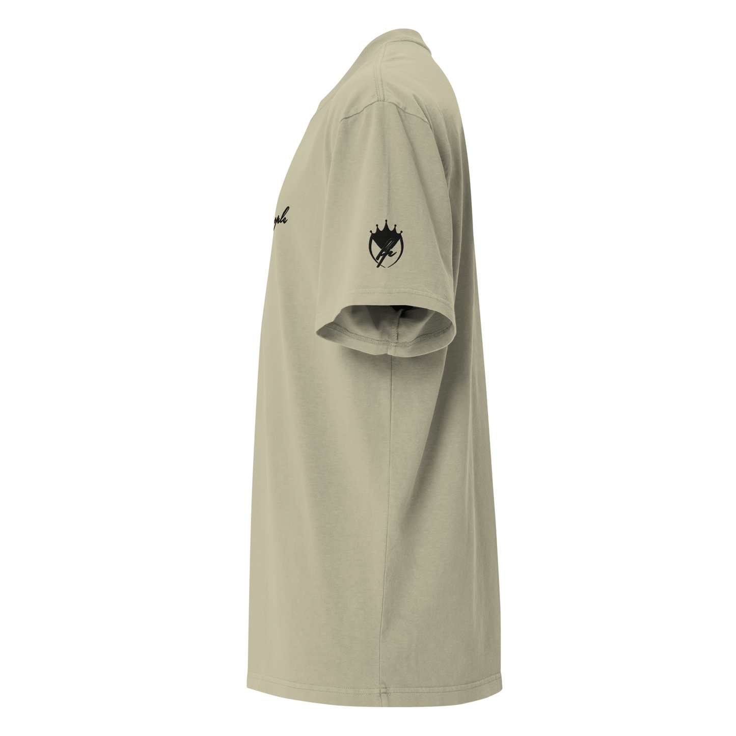 Oversized T-Shirt mit verwaschenem Look Eukalyptus