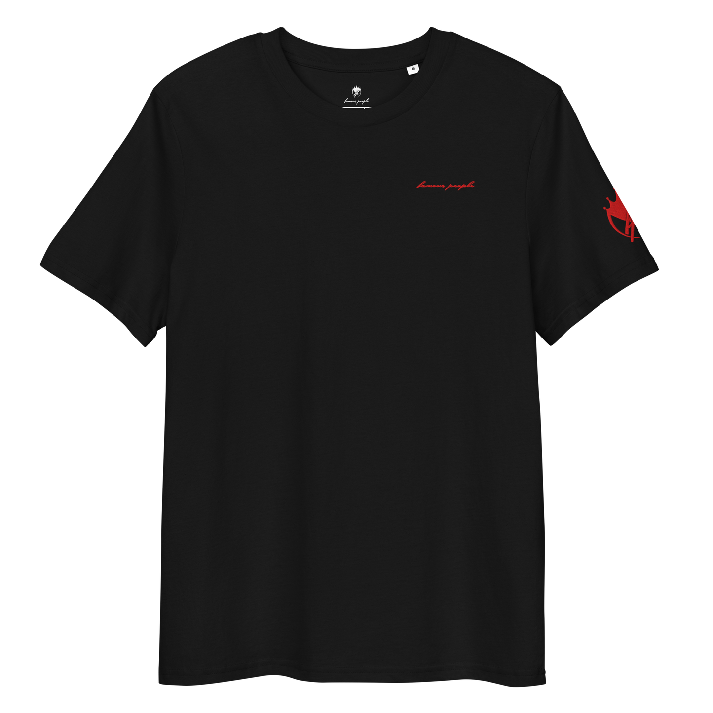 Unisex-Bio-Baumwoll-T-Shirt mit hochwertigem Stick