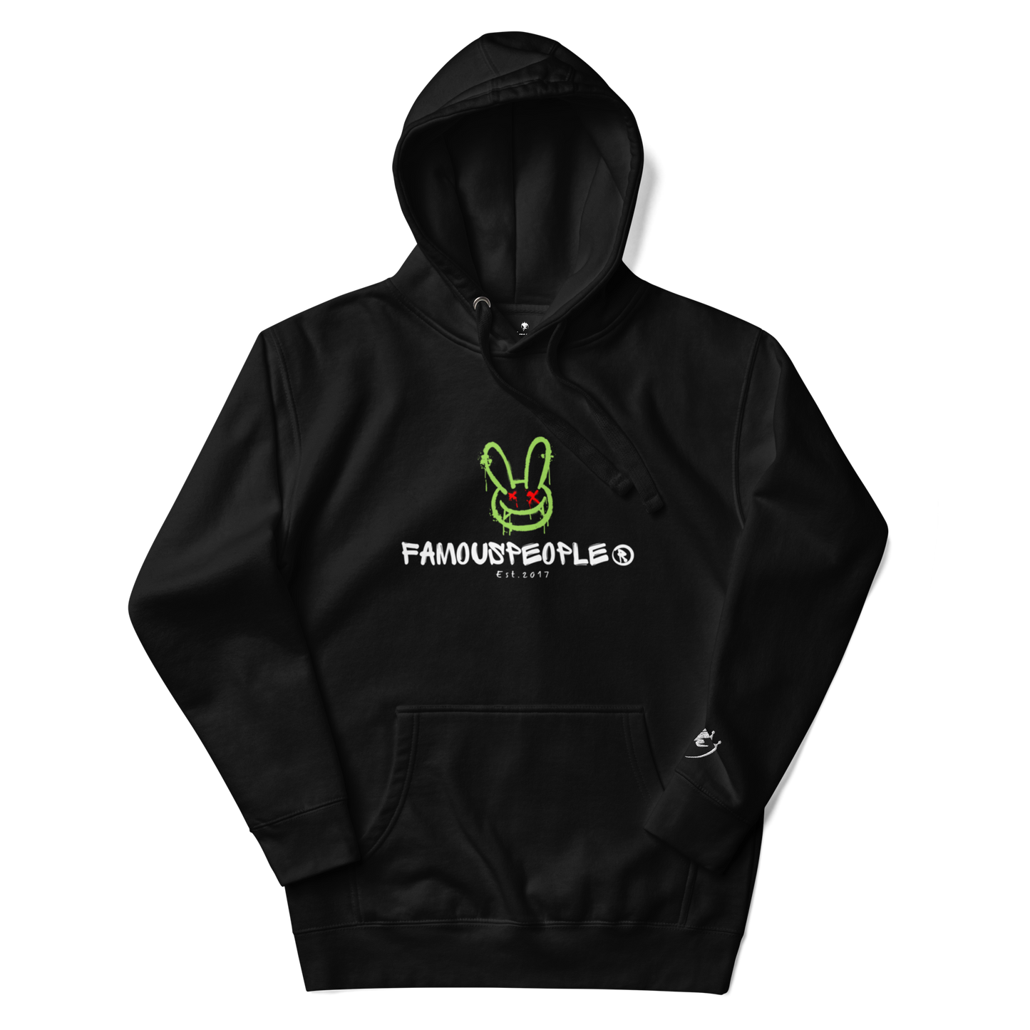 Unisex - Rabbit Print Hoodie