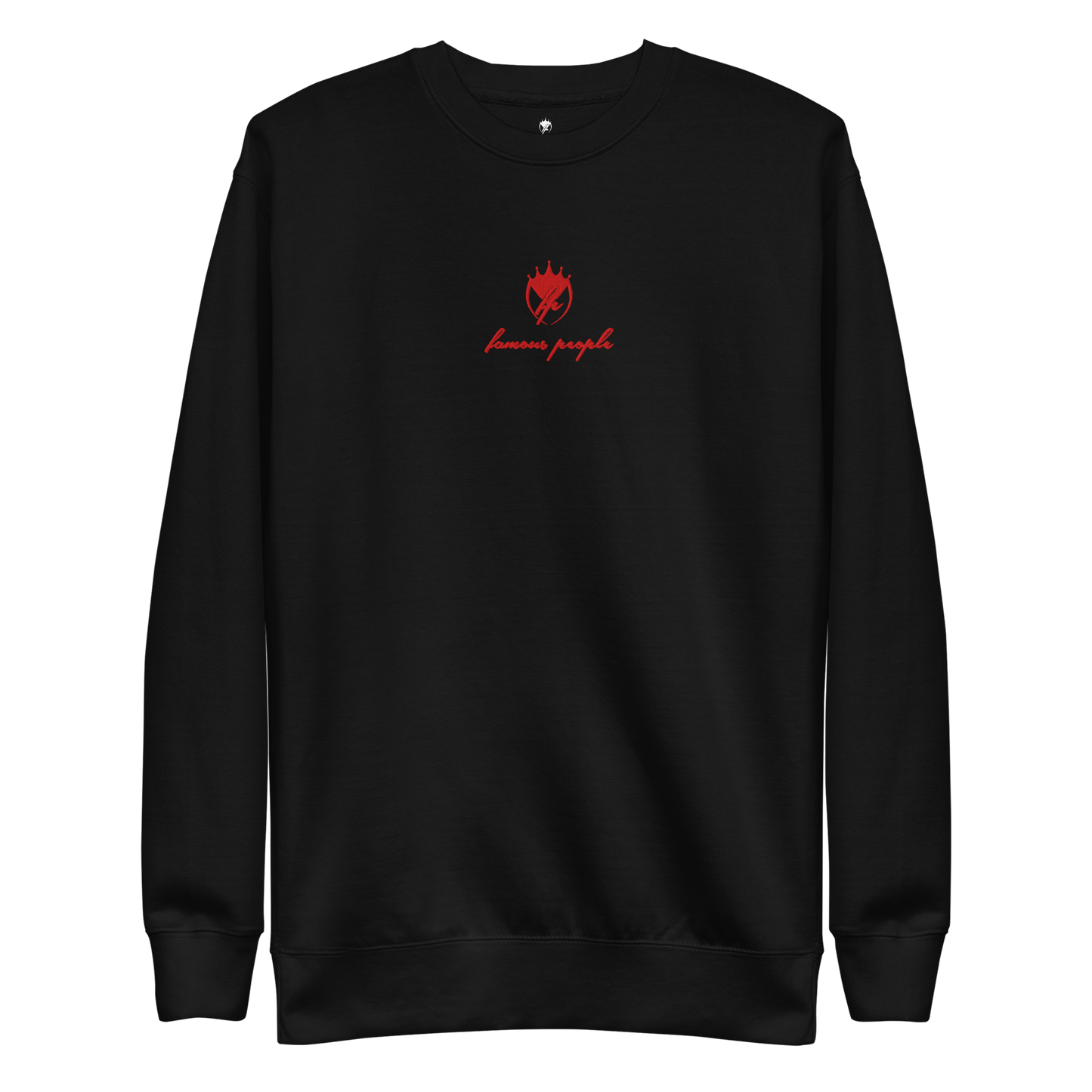 Unisex Premium Sweqatshirt Schwarz