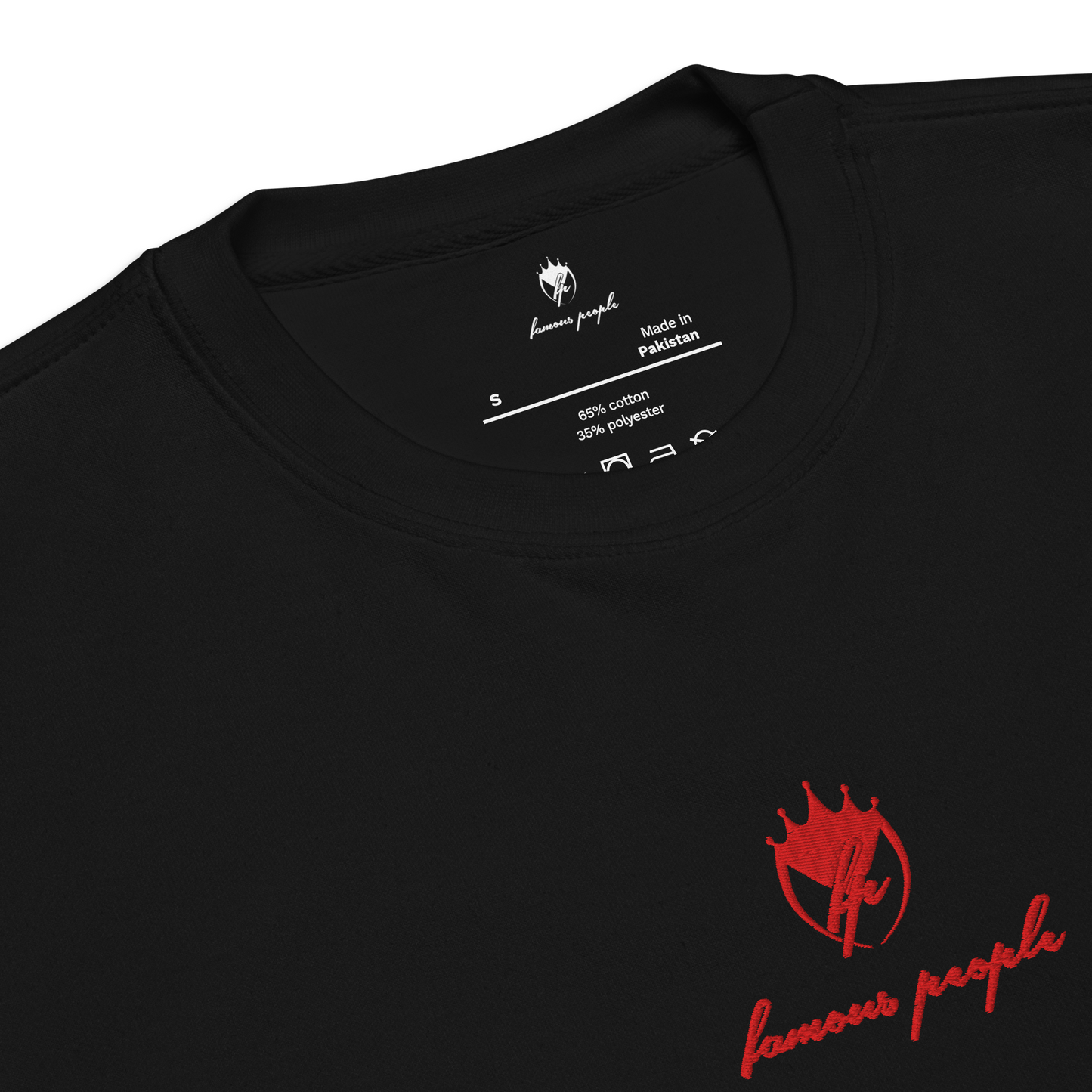 Unisex Premium Sweqatshirt Schwarz