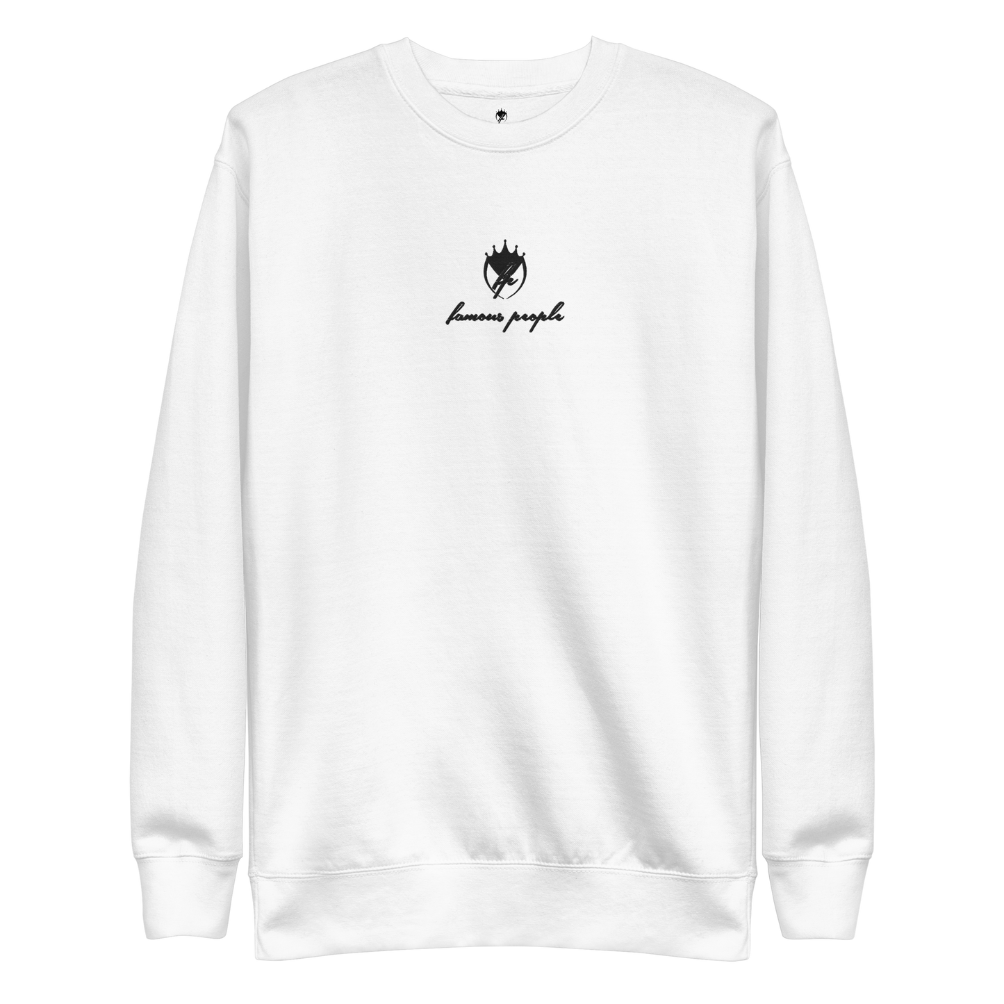 Unisex Premium Sweatshirt Weiß