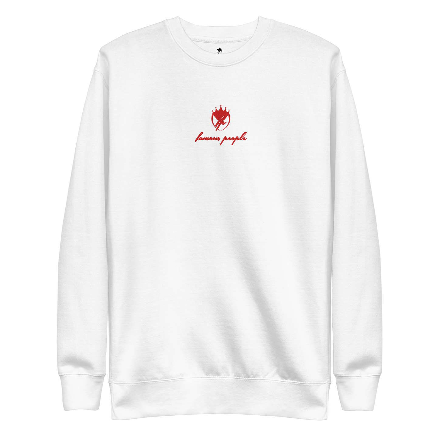 Unisex Premium Sweatshirt Weiß