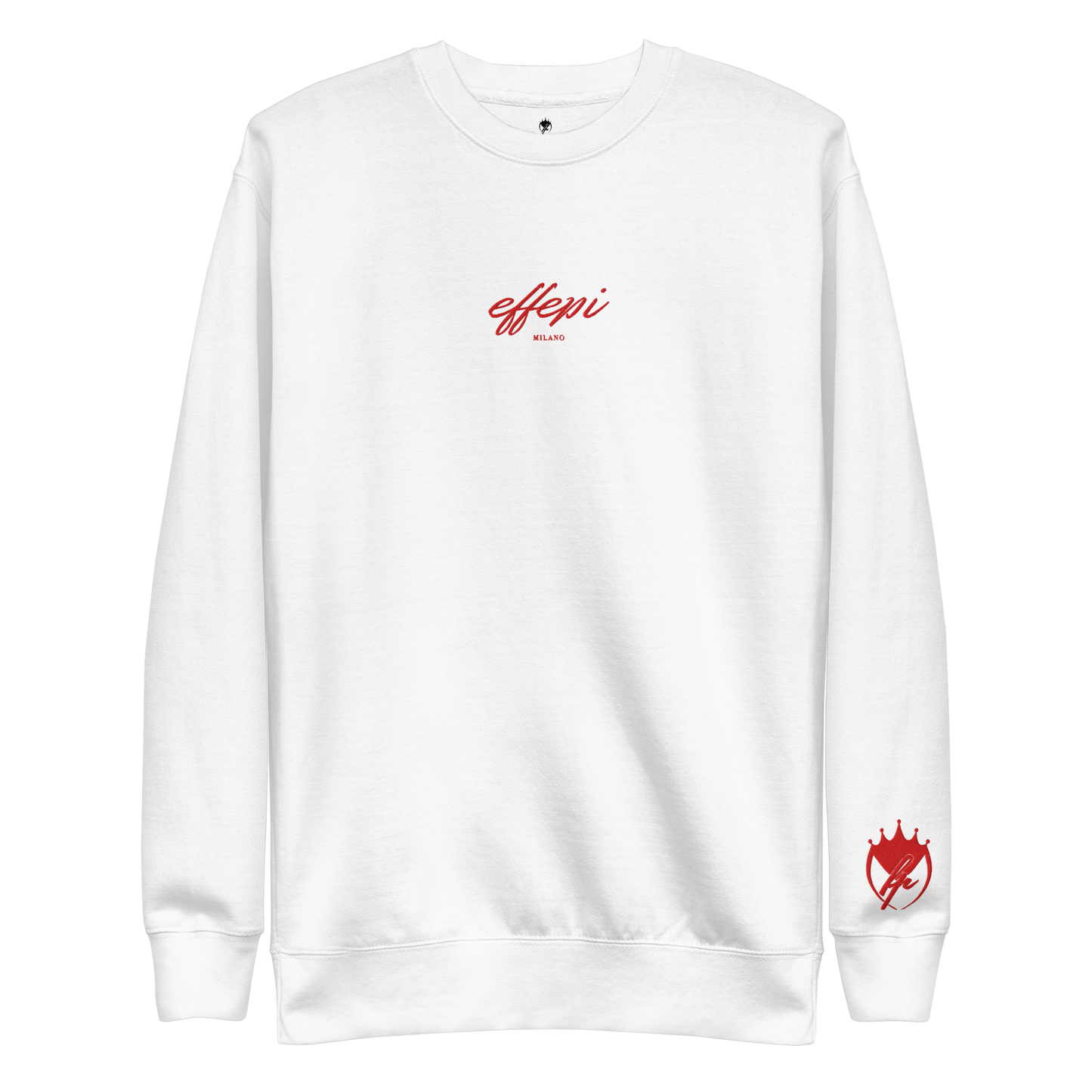 Unisex Premium Sweatshirt Weiß