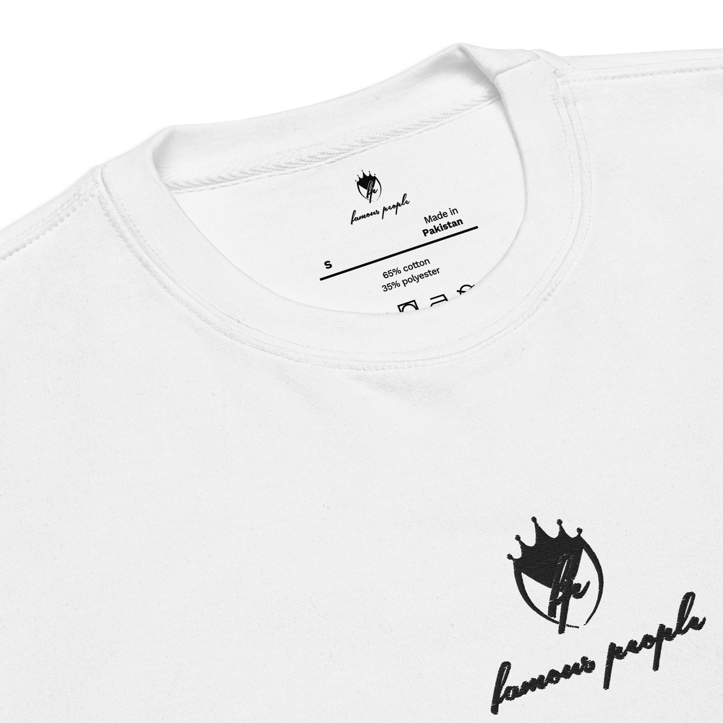 Unisex Premium Sweatshirt Weiß