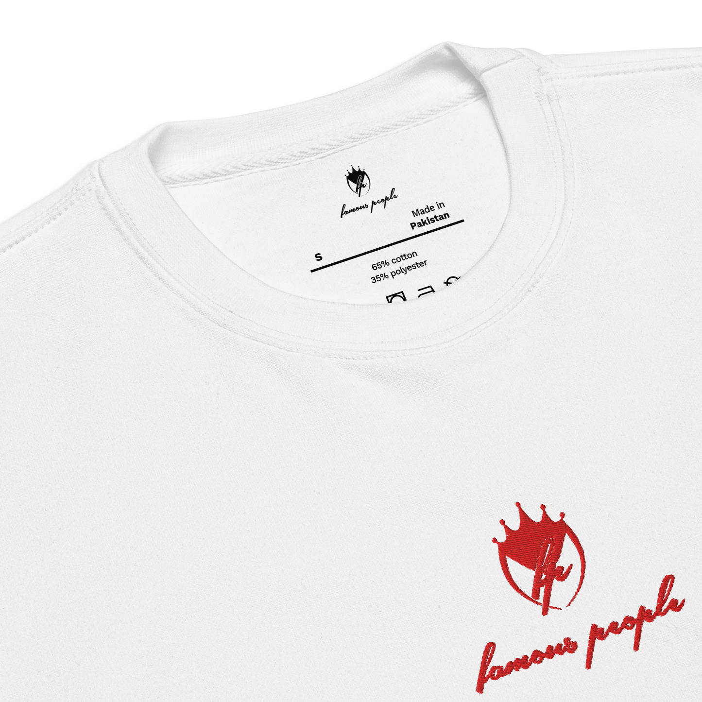 Unisex Premium Sweatshirt Weiß