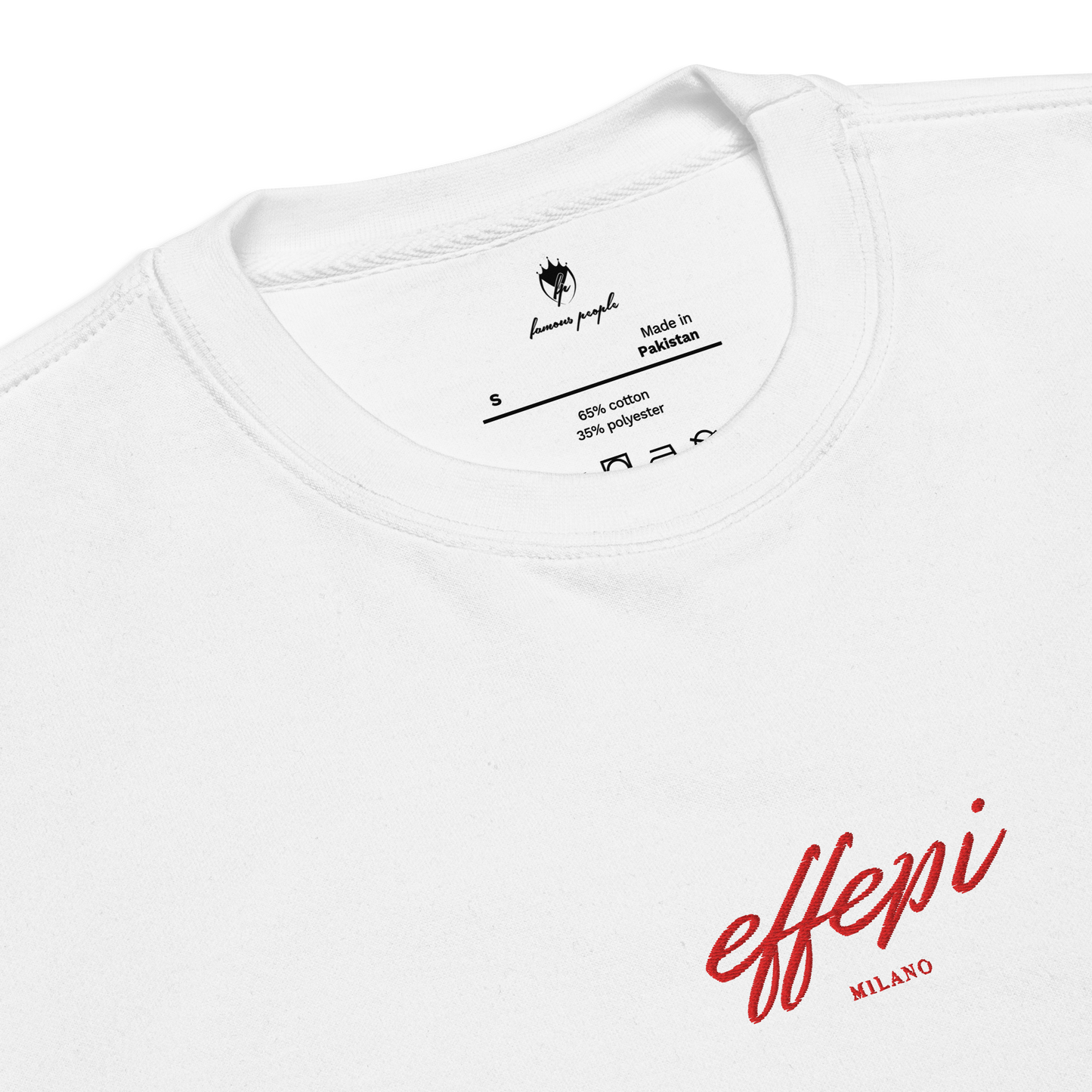 Unisex Premium Sweatshirt Weiß