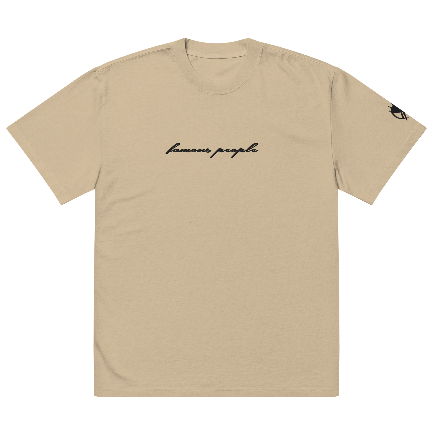 Oversized T-Shirt mit verwaschenem Look Khaki