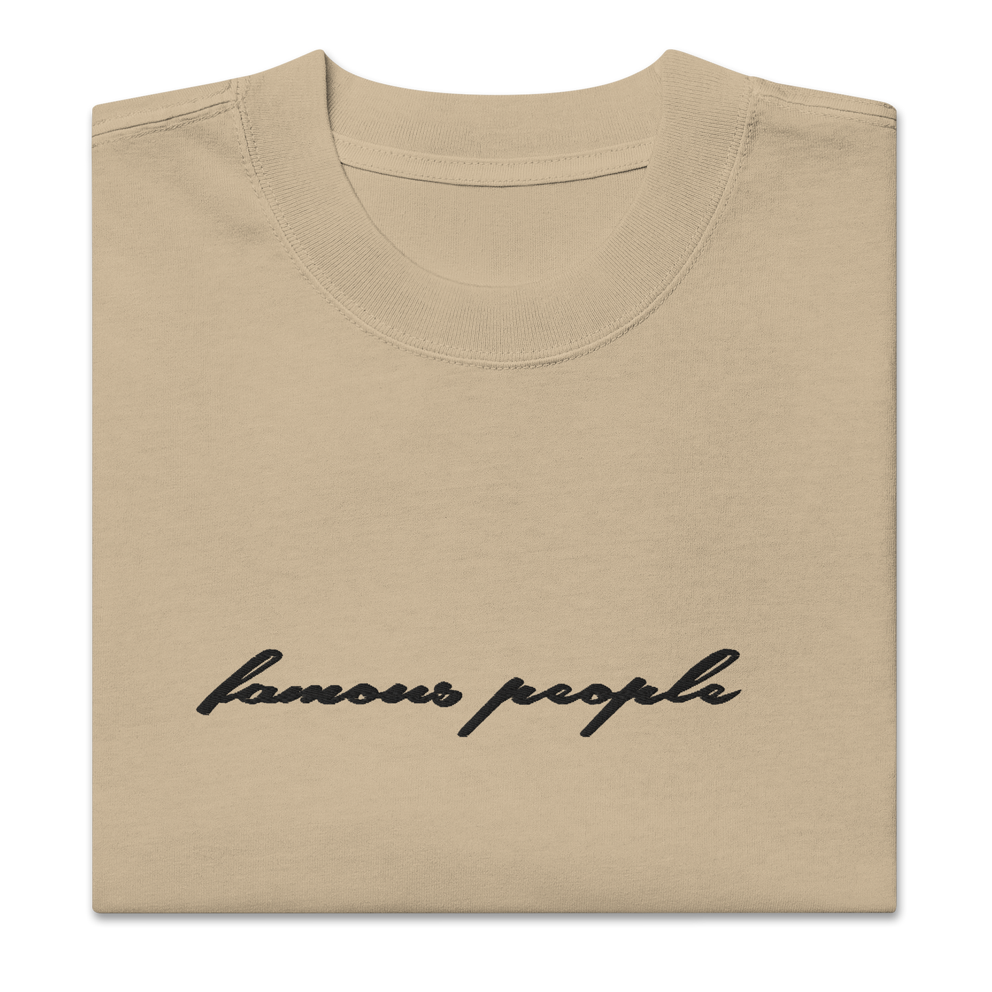 Oversized T-Shirt mit verwaschenem Look Khaki