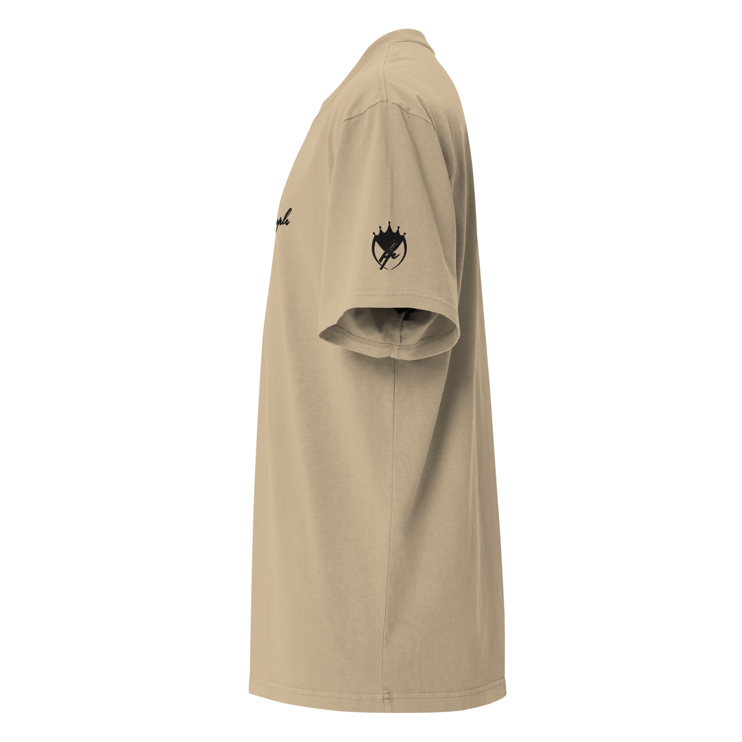 Oversized T-Shirt mit verwaschenem Look Khaki