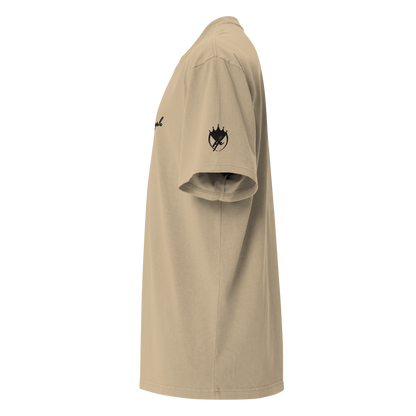Oversized T-Shirt mit verwaschenem Look Khaki