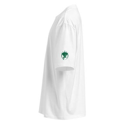 Oversized T-Shirt White with Embroidery