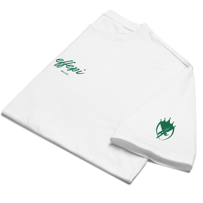 Oversized T-Shirt White with Embroidery