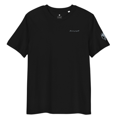 Unisex-Bio-Baumwoll-T-Shirt mit hochwertigem Stick