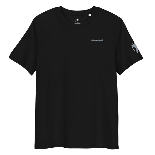 Unisex-Bio-Baumwoll-T-Shirt mit hochwertigem Stick