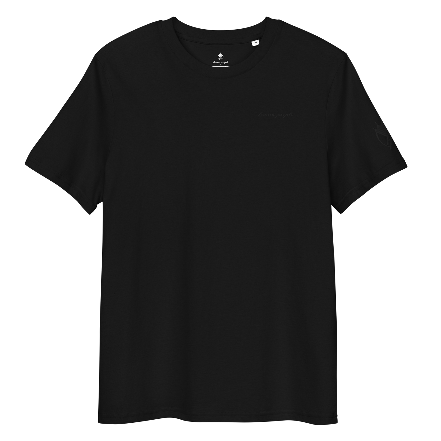 Unisex-Bio-Baumwoll-T-Shirt mit hochwertigem Stick