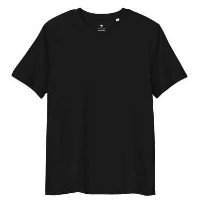 Unisex-Bio-Baumwoll-T-Shirt mit hochwertigem Stick