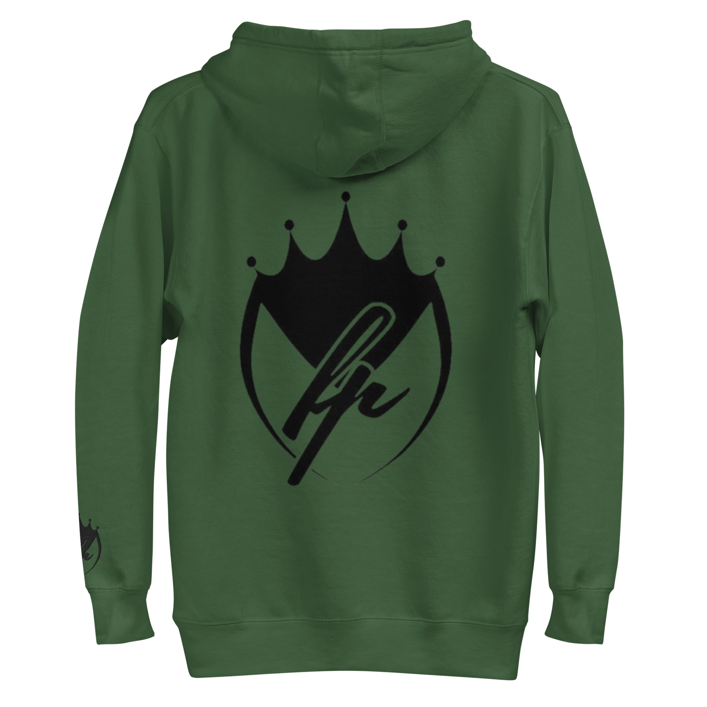 Unisex - Back Crown Druck Hoodie