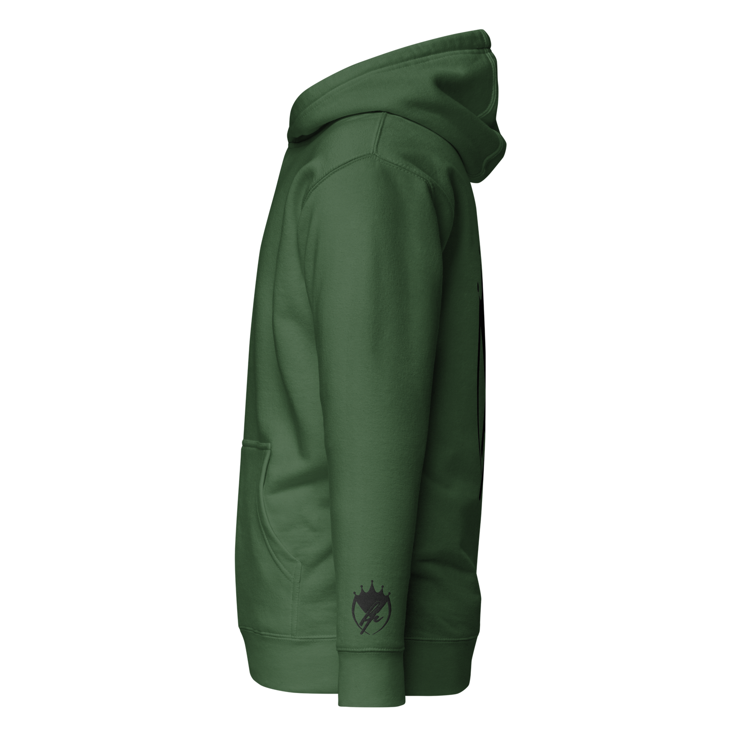 Unisex - Back Crown Druck Hoodie