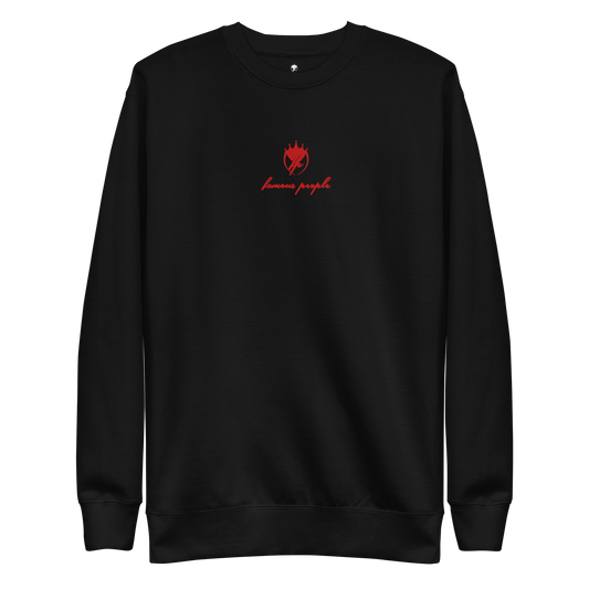 Unisex Premium Sweqatshirt Schwarz