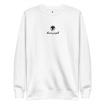 Unisex Premium Sweatshirt Weiß