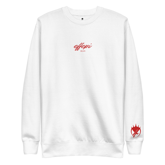 Unisex Premium Sweatshirt Weiß